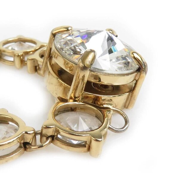 Auth MIU MIU Necklace Gold Metal/Stone - Picture 5 of 8